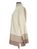 David Lerner Color Block Tan Turtleneck Sweater Size L - photo 5