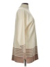David Lerner Color Block Tan Turtleneck Sweater Size L - photo 4