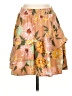 Roxy Floral Orange Casual Skirt Size XS - photo 1