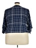 Assorted Brands Blue 3/4 Sleeve Blouse Size 3X - photo 2