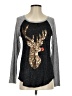 Moa Moa Silver Long Sleeve T-Shirt Size S - photo 1