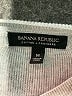 Banana Republic Stripes Gray Silver Pullover Sweater Size M - photo 7