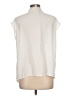 MICHAEL Michael Kors 100% Polyester Ivory Short Sleeve Top Size L - photo 2
