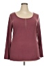 Torrid Burgundy Long Sleeve Henley Size 3X Plus (3) - photo 1