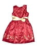 Bonnie Jean 100% Polyester Argyle Red Dress Size 12 - photo 2