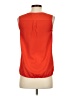 Ann Taylor LOFT 100% Polyester Orange Sleeveless Blouse Size XS - photo 2