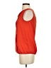 Ann Taylor LOFT 100% Polyester Orange Sleeveless Blouse Size XS - photo 5