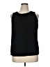 Rose + Olive 100% Polyester Black Sleeveless Blouse Size XL - photo 1