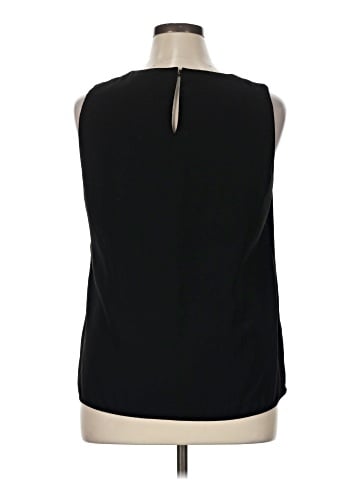 Rose + Olive Sleeveless Blouse (view 2)