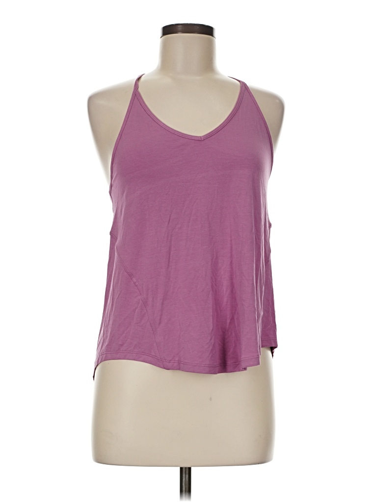Pre-owned Lululemon Athletica Tank Top Purple Halter Neckline Tops