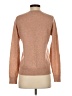 White + Warren 100% Cashmere Metallic Tan Pink Cashmere Pullover Sweater Size S - photo 2
