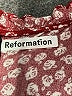 Reformation Floral Red Burgundy Casual Dress Size 2 - photo 7