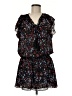 Parker 100% Polyester Print Black Casual Dress Size M - photo 1