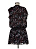 Parker 100% Polyester Print Black Casual Dress Size M - photo 2