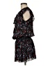Parker 100% Polyester Print Black Casual Dress Size M - photo 5
