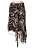 DKNY 100% Polyester Animal Print Brown Formal Skirt Size 10 - photo 1