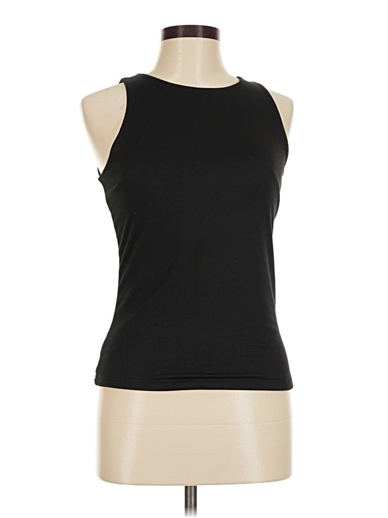 Pre-owned Assorted Brands Sleeveless T-shirt In Black