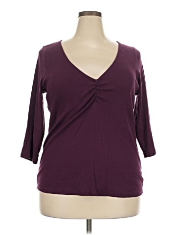 Torrid 3/4 Sleeve T-Shirt (view 1)