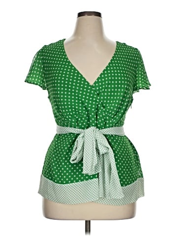 Lane Bryant Short Sleeve Blouse (view 1)