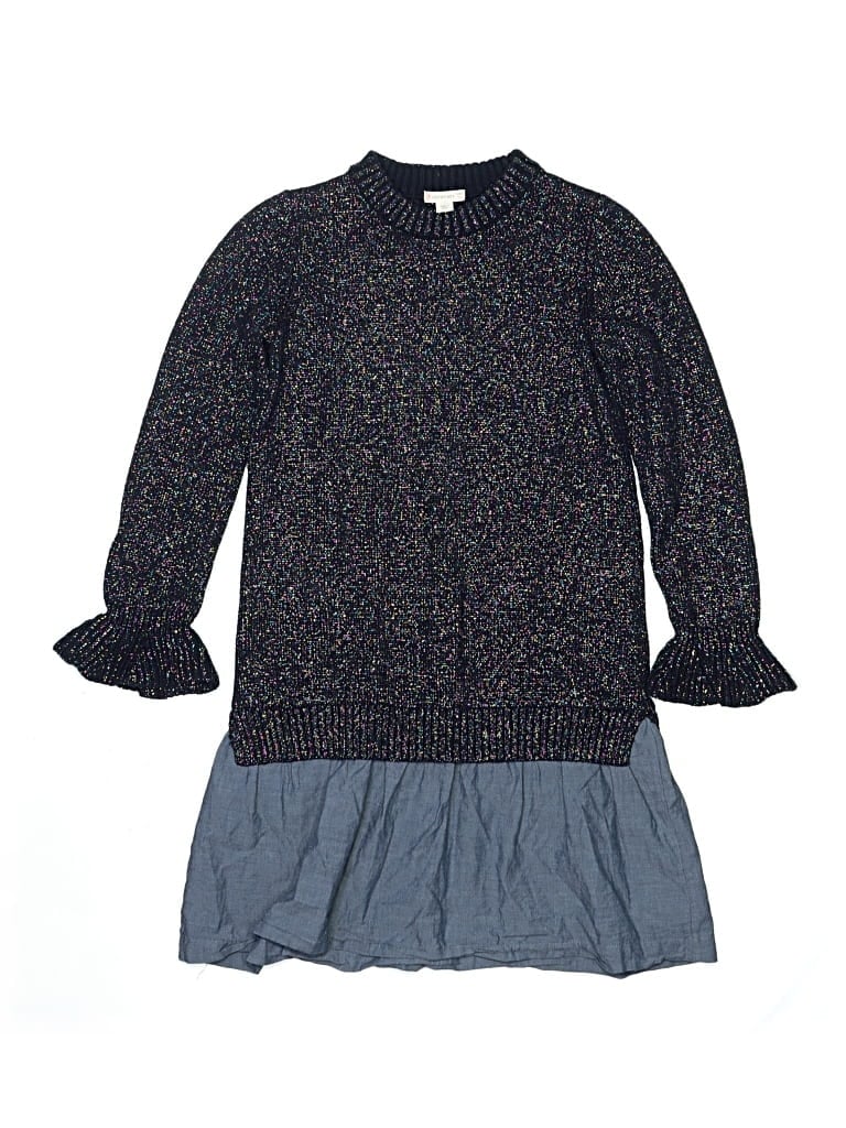 Pre-owned Crewcuts Kids' Dress In Gray
