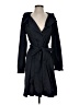 Tahari 100% Polyester Black Trenchcoat Size S - photo 1