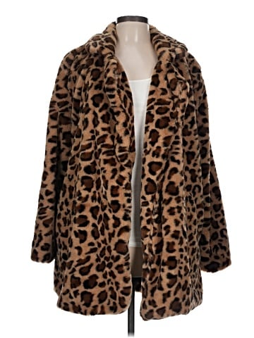 Love Tree Faux Fur Jacket (view 1)