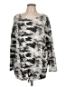 Bibi Camo Gray Long Sleeve T-Shirt Size L - photo 1