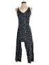 B Collection by Bobeau Polka Dots Blue Jumpsuit Size S - photo 1