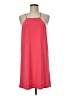 MNG Solid Pink Casual Dress Size 6 - photo 1