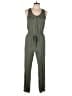 iris 100% Rayon Solid Green Jumpsuit Size L - photo 1