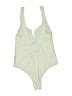 Zara Solid Ivory One Piece Swimsuit Size M - photo 2