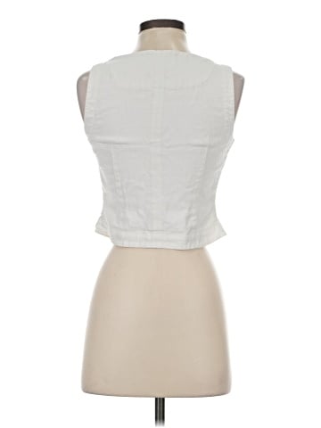Banana Republic Factory Store Sleeveless Button-Down Shirt (view 2)