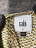 CAbi 100% Polyester Gold Sleeveless Blouse Size L - photo 7