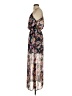 Fate 100% Polyester Floral Blue Casual Dress Size XS (petite) - photo 5