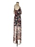 Fate 100% Polyester Floral Blue Casual Dress Size XS (petite) - photo 4