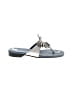Robert Zur Silver Flip Flops Size 9 - photo 1