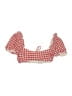 Beach Riot Checkered-gingham Red Swimsuit Top Size S - photo 2