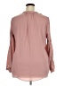 Jennifer Lopez 100% Polyester Pink Long Sleeve Blouse Size XXL - photo 2