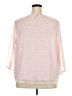 Evri 100% Polyester Pink 3/4 Sleeve Blouse Size 2X - photo 2