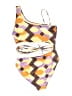 Zara Argyle Yellow One Piece Swimsuit Size L - photo 2