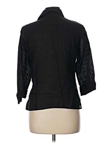 Talbots 3/4 Sleeve Button-Down Shirt (view 2)
