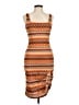Unbranded Argyle Orange Cocktail Dress Size M - photo 1
