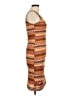 Unbranded Argyle Orange Cocktail Dress Size M - photo 4
