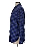 Old Navy 100% Cotton Checkered-gingham Blue Long Sleeve Button-Down Shirt Size L - photo 5