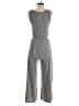 Caution to the Wind Metallic Silver Jumpsuit Size S - photo 2