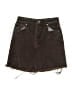 Zara Solid Brown Denim Shorts Size 2 - photo 1