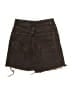 Zara Solid Brown Denim Shorts Size 2 - photo 2