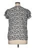 Unbranded Animal Print Silver Short Sleeve Blouse Size XL (estimated) - photo 2