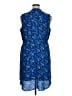 Apt. 9 Paisley Blue Casual Dress Size XL - photo 2