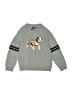 Janie and Jack Graphic Silver Pullover Sweater Size 2T - photo 1